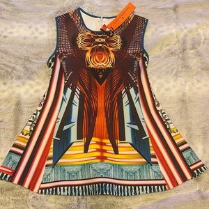 Clover Canyon Furniture Weave Neoprene Peplum Top